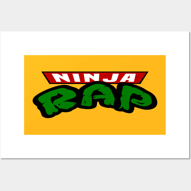 Ninja Rap - Go Ninja! Wall Art by MalcolmDesigns